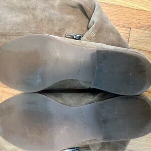 Via Spiga Ophira Over the Knee Dark Taupe Suede Boots